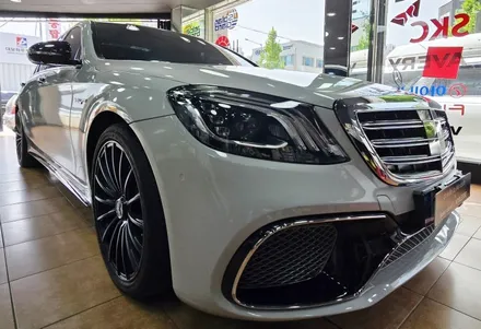 광주랩핑 벤츠 s500 글로스 그레이 전체랩핑 시공 / 광주 북구 중흥동