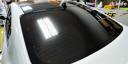 광주썬팅 기아 K3솔라가드 차콜시공 닥터나이프 카스킨 / 광주 북구 중흥동