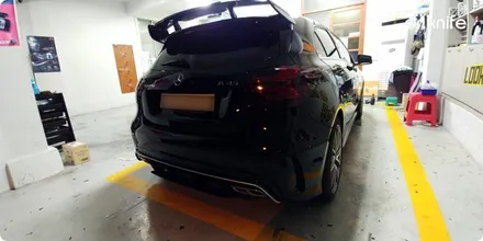 광주래핑 벤츠 A45 AMG 부분 래핑 시공 닥터나이프 카스킨 / 광주 북구 중흥동