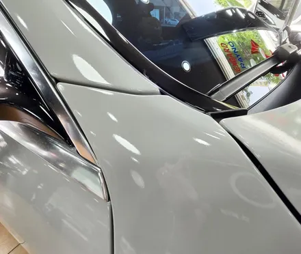광주랩핑 벤츠 s500 글로스 그레이 전체랩핑 시공 / 광주 북구 중흥동