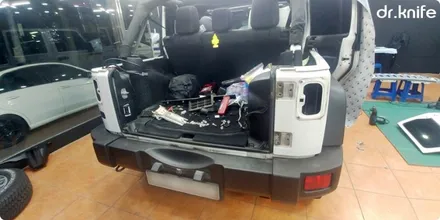 광주전체랩핑 JEEP 랭글러 루비콘 전체랩핑 시공 닥터나이프 / 광주 북구 중흥동
