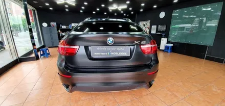 광주랩핑 BMW X6 사틴 블랙 전체랩핑 시공 닥터나이프 카스킨 / 광주 북구 중흥동