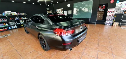 광주랩핑 BMW 640d 사틴블랙 전체랩핑 제거 및 시공 / 광주 북구 중흥동
