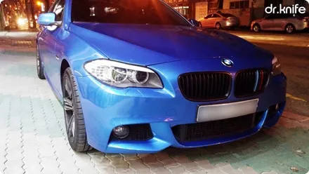 광주랩핑 BMW 520d 전체랩핑 시공 닥터나이프 카스킨 / 광주 북구 중흥동