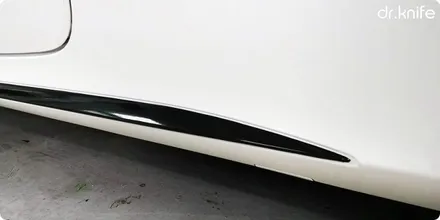 광주랩핑 벤츠 C200쿠페 부분랩핑 및 라이트필름 시공 닥터나이프 카스킨 / 광주 북구 중흥동
