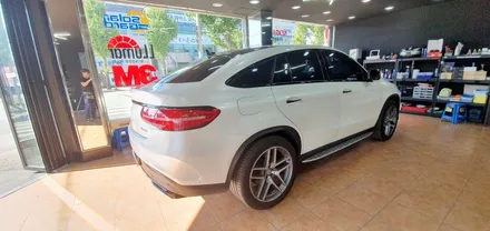 광주랩핑 벤츠 GLE350d 화이트펄 전체랩핑 재시공 / 광주 북구 중흥동