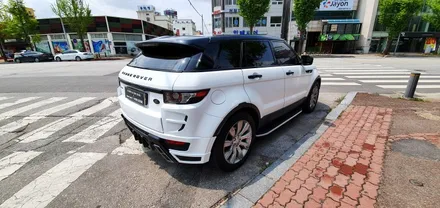 광주랩핑 레인지로버 이보크 사틴 화이트 전체랩핑 닥터나이프 / 광주 북구 중흥동