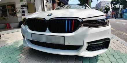 광주래핑 BMW 520d (G30) 루프 및 그릴래핑 시공 / 광주 북구 중흥동