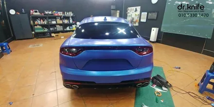 광주전체랩핑 기아 스팅어 카멜레온 전체랩핑 닥터나이프 카스킨 / 광주 북구 중흥동