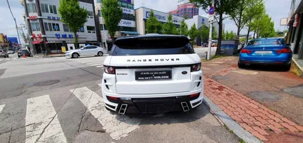 광주랩핑 레인지로버 이보크 사틴 화이트 전체랩핑 닥터나이프 / 광주 북구 중흥동