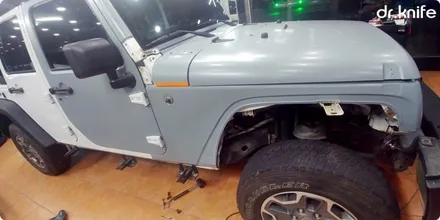광주전체랩핑 JEEP 랭글러 루비콘 전체랩핑 시공 닥터나이프 / 광주 북구 중흥동