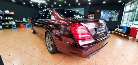 광주랩핑 벤츠 S63 AMG 전체랩핑 제거 및 시공 닥터나이프 / 광주 북구 중흥동
