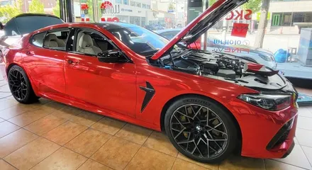광주랩핑 BMW M8 에이버리 레드 크롬 전체랩핑 시공 / 광주 북구 중흥동