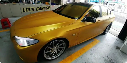 광주칼라선팅 BMW 520d 골드크롬선팅 닥터나이프 카스킨 / 광주 북구 중흥동