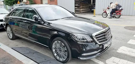 광주랩핑 벤츠 S450 솔라가드 새턴시공 + 신차검수 / 광주 북구 중흥동
