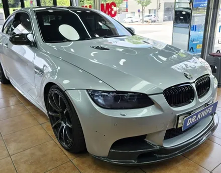 광주고광택랩핑 bmw e92 m3 오벨 고광택 사틴 블랙 전체랩핑 시공 / 광주 북구 중흥동
