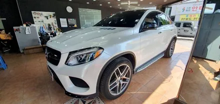 광주랩핑 벤츠 GLE350d 화이트펄 전체랩핑 재시공 / 광주 북구 중흥동