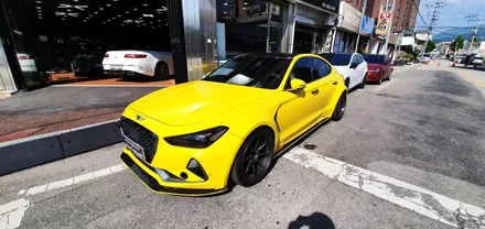 광주랩핑 제네시스 G70 오버휀더 차량 전체랩핑 시공 닥터나이프 / 광주 북구 중흥동