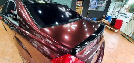 광주랩핑 벤츠 S63 AMG 전체랩핑 제거 및 시공 닥터나이프 / 광주 북구 중흥동