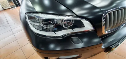 광주랩핑 BMW X6 사틴 블랙 전체랩핑 시공 닥터나이프 카스킨 / 광주 북구 중흥동