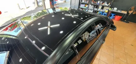 광주랩핑 BMW 640d 사틴블랙 전체랩핑 제거 및 시공 / 광주 북구 중흥동