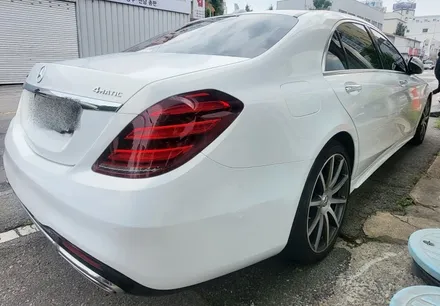 광주랩핑 벤츠 S450 전체랩핑 시공 / 광주 북구 중흥동