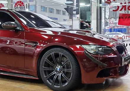 광주전체랩핑 bmw e92 m3 고광택 블러드레드 전체랩핑 시공 / 광주 북구 중흥동