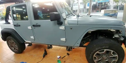 광주전체랩핑 JEEP 랭글러 루비콘 전체랩핑 시공 닥터나이프 / 광주 북구 중흥동