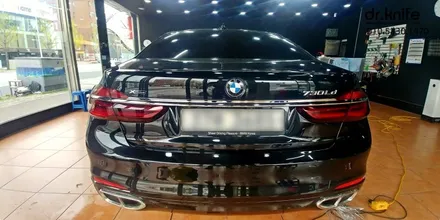 광주랩핑 bmw 730ld 라이트 & 테일램프 필름 광주카스킨 / 광주 북구 중흥동