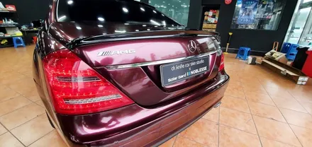 광주랩핑 벤츠 S63 AMG 전체랩핑 제거 및 시공 닥터나이프 / 광주 북구 중흥동