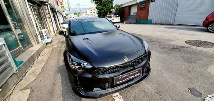 광주랩핑 스팅어 전체랩핑 시공 닥터나이프 카스킨팀 / 광주 북구 중흥동