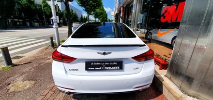 광주썬팅 제네시스 G80 실내랩핑 & 솔라가드 새턴 전체시공 / 광주 북구 중흥동
