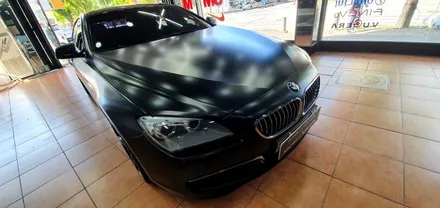 광주랩핑 BMW 640d 사틴블랙 전체랩핑 제거 및 시공 / 광주 북구 중흥동