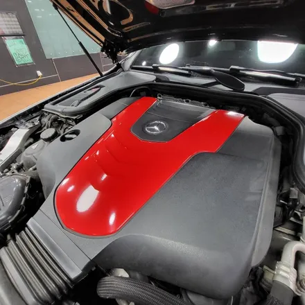 광주전체랩핑 벤츠E43 AMG 화이트 전체랩핑 시공 / 광주 북구 중흥동