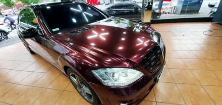광주랩핑 벤츠 S63 AMG 전체랩핑 제거 및 시공 닥터나이프 / 광주 북구 중흥동