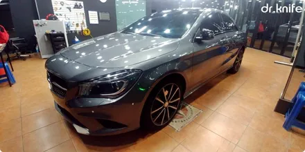 광주랩핑제거 벤츠 CLA 200 전체랩핑 제거 / 광주 북구 중흥동
