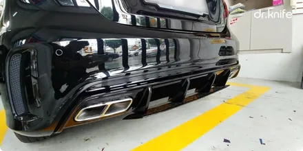 광주래핑 벤츠 A45 AMG 부분 래핑 시공 닥터나이프 카스킨 / 광주 북구 중흥동