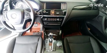 광주실내랩핑 BMW X3 스틸 브러쉬드 실내랩핑 시공 / 광주 북구 중흥동