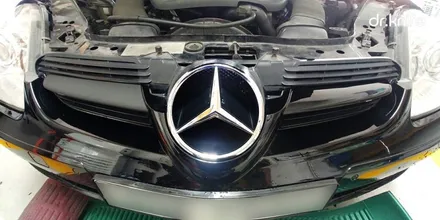 광주부분랩핑 벤츠 slk350 R171 스포일러 & 전면 그릴랩핑 / 광주 북구 중흥동