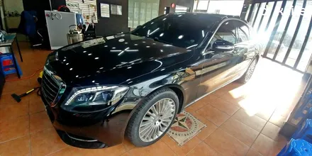 광주썬팅 벤츠 S350 솔라가드 새턴 전면 유리 시공 / 광주 북구 중흥동