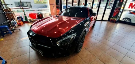 광주랩핑제거 벤츠 AMG GT 중국산 랩핑 제거 & 전체 광택 / 광주 북구 중흥동