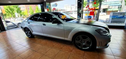 광주랩핑 벤츠 S63 AMG 전체랩핑 제거 및 시공 닥터나이프 / 광주 북구 중흥동