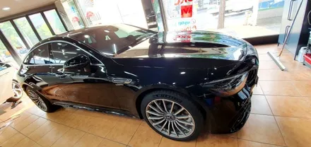 광주랩핑 벤츠 AMG GT 화이트펄 전체랩핑 시공 닥터나이프 / 광주 북구 중흥동