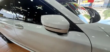 광주랩핑 BMW 740i 루프스킨 및 사이드미러 커버 랩핑시공 / 광주 북구 중흥동