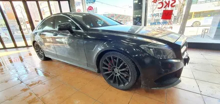 광주랩핑 벤츠 CLS 63 AMG 사틴블랙 전체랩핑 재시공 / 광주 북구 중흥동