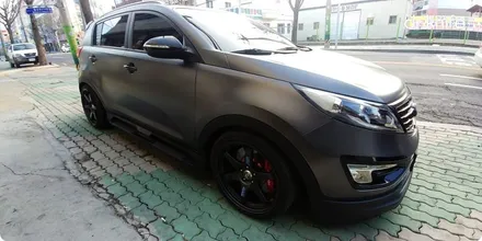 광주전체랩핑 기아 스포티지R 전체랩핑 닥터나이프 카스킨 / 광주 북구 중흥동