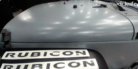 광주전체랩핑 JEEP 랭글러 루비콘 전체랩핑 시공 닥터나이프 / 광주 북구 중흥동