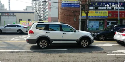 광주 전체랩핑 기아 모하비 화이트 골드 스파클 전체랩핑 / 광주 북구 중흥동