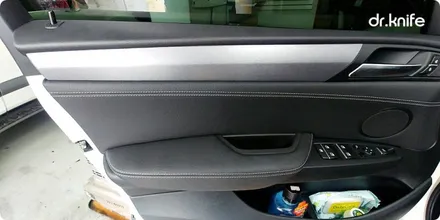 광주실내랩핑 BMW X3 스틸 브러쉬드 실내랩핑 시공 / 광주 북구 중흥동