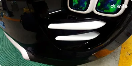 광주부분랩핑 스포티지QL 그릴 & 안개등 랩핑 시공 / 광주 북구 중흥동